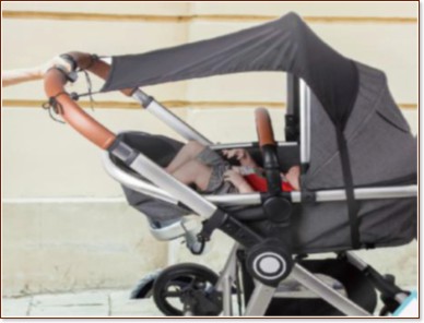 Слънчобран за бебешка количка FreeON - продукт