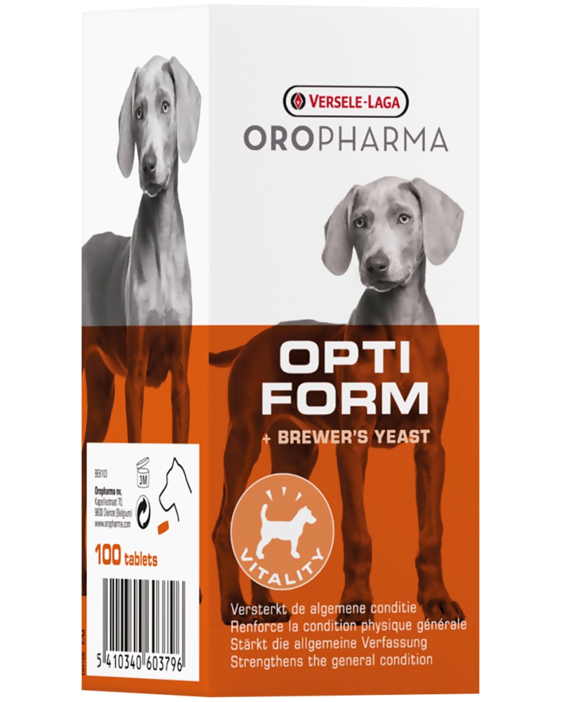 ���������� ������� �� ������ �� ��������� � ������� VERSELE LAGA Opti Form - 100 ����, � ������ ��� - �������