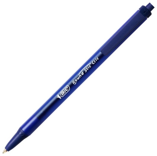 Автоматична химикалка BIC Round Stick Clic 1 mm Автоматична химикалка BIC Round Stick Clic 1 mm - 1 или 20 броя -