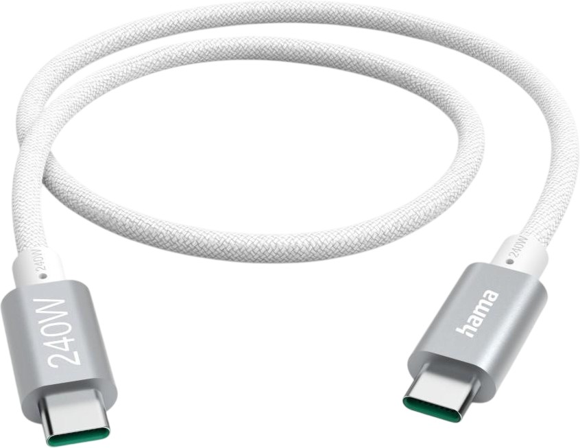 Кабел USB-C male към USB-C male Hama Кабел USB-C male към USB-C male Hama - 1.5 m, 240 W -