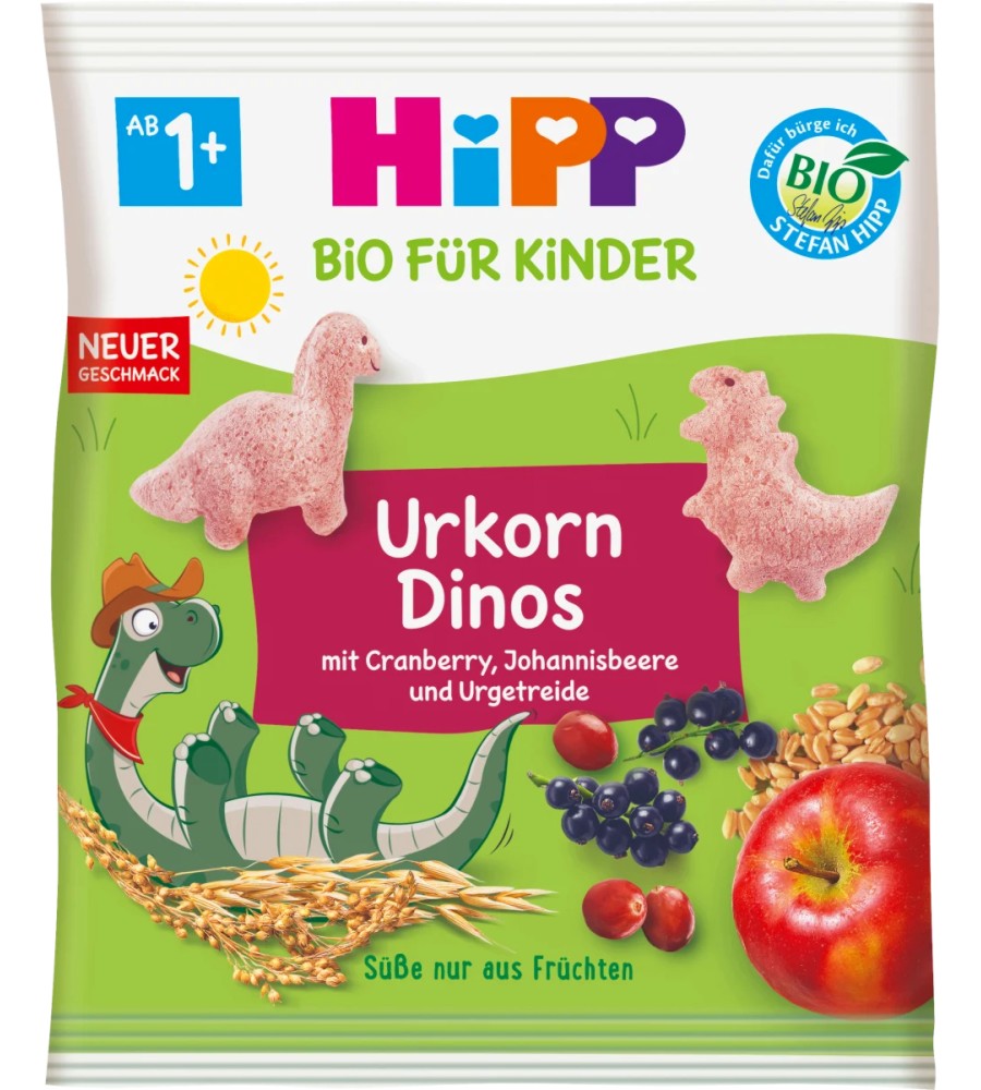      HiPP Urkorn Dinos - 30 g,  12+  - 
