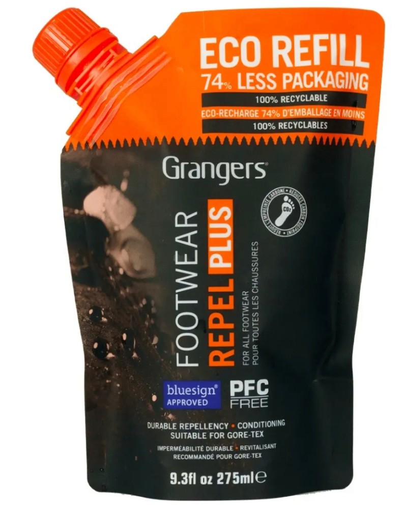 ����������� �������� �� ������ Grangers Footwear Repel Plus Eco Refill - 275 ml - 