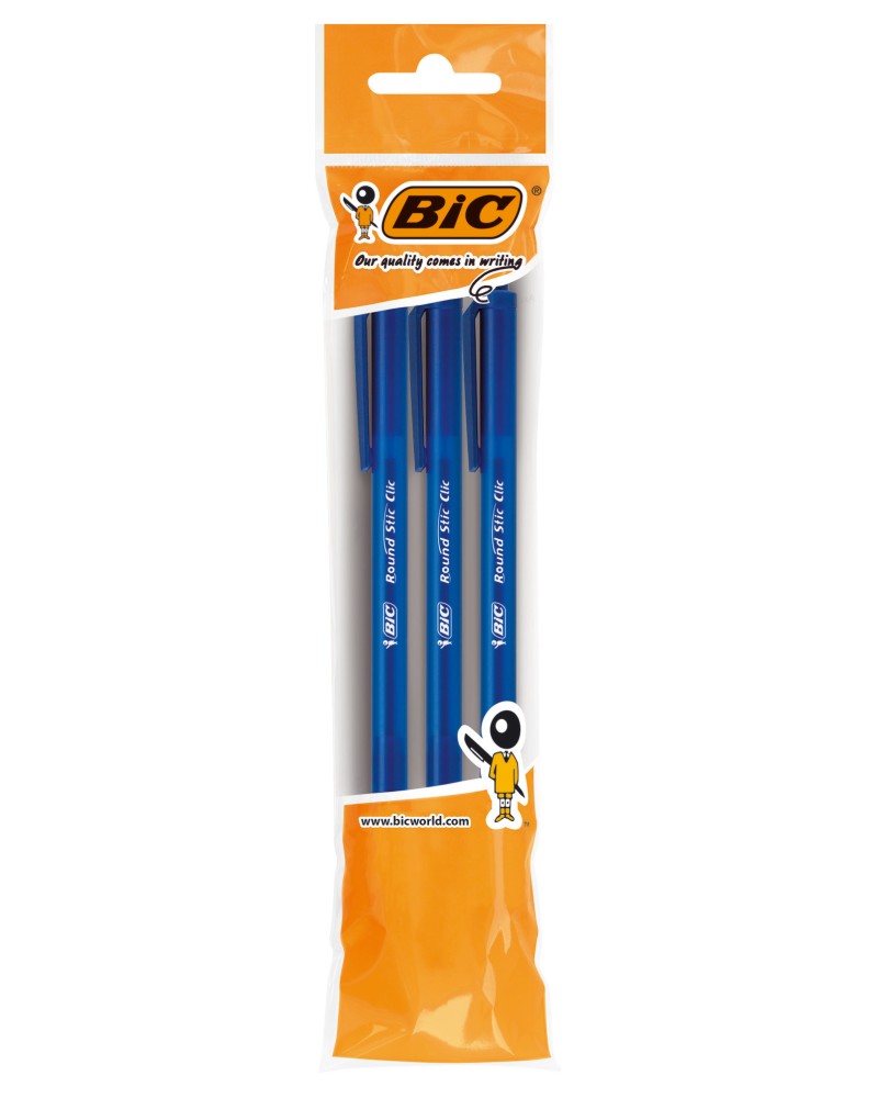  BIC Round Stick Clic 1 mm - 3  - 