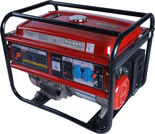 Бензинов генератор за ток Raider RD-GG03 - От серията Power Tools - 
