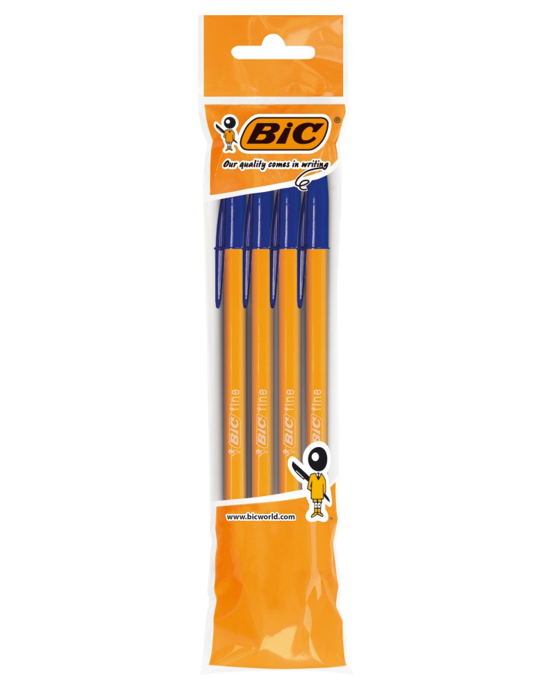Химикалки BIC Orange Fine Химикалки BIC Orange Fine - 4 или 8 броя -