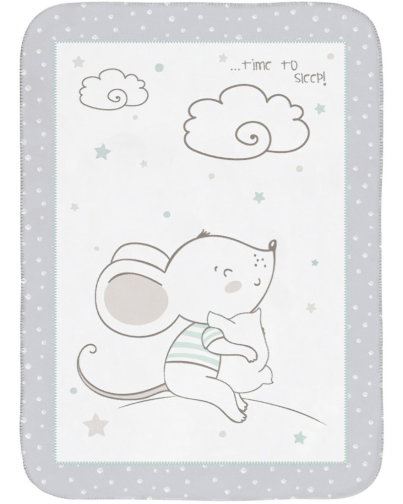 Бебешко одеяло Kikka Boo - От серията Joyful Mice - продукт