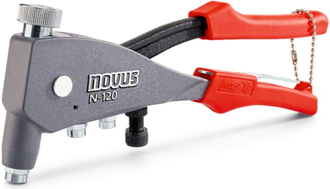 Ръчна лостова нитачка за нит-гайки Novus N-120 - 