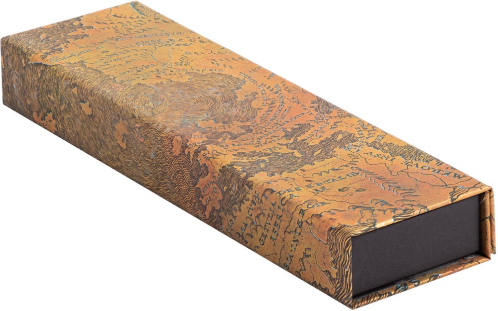 Кутия за моливи Paperblanks Hunt-Lenox Globe Кутия за моливи Paperblanks Hunt-Lenox Globe - С 2 отделения -