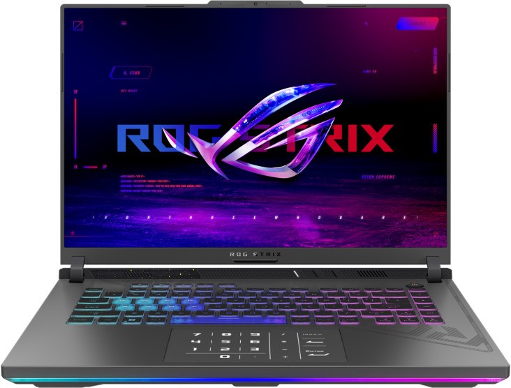  ASUS ROG Strix G16 G614JV-N4071 - Intel Core i7-13650HX 3.6 GHz, 16" IPS 2560 x 1600, 240 Hz, 16 GB RAM DDR5, 1 TB SSD, NVIDIA RTX 4060, No OS - 