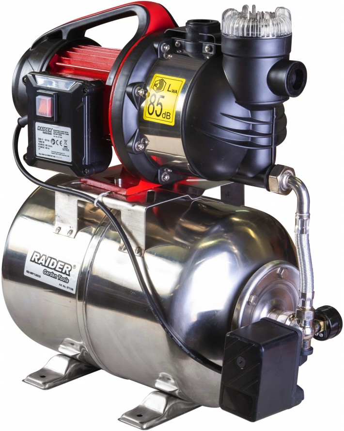 Хидрофорна уредба Raider RD-WP1300S Хидрофорна уредба Raider RD-WP1300S - От серията Garden Tools -