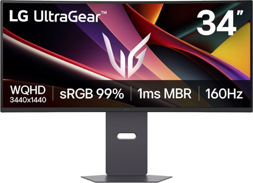 ������� LG 34G600A-B - 34", VA, 160 Hz, 21:9, 3440 x 1440, 1 ms, 2 x HDMI, DisplayPort, AMD FreeSync Premium - 