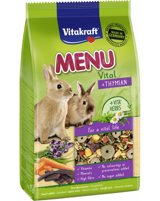       Vitakraft Menu Vital + Thymian - 1 kg,   - 