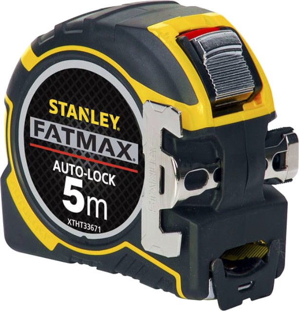Удароустойчива магнитна ролетка Stanley Autolock - С дължина 5 и 8 m от серията FatMax - 