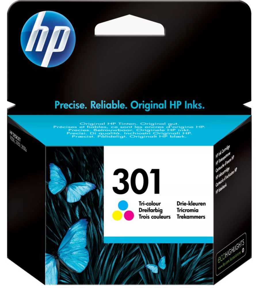 Касета с мастило за принтер HP 301 Color Касета с мастило за принтер HP 301 Color - 150 страници -