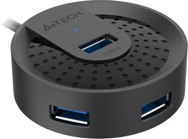 USB ��� A4Tech HUB-30C - 4 ����� - 