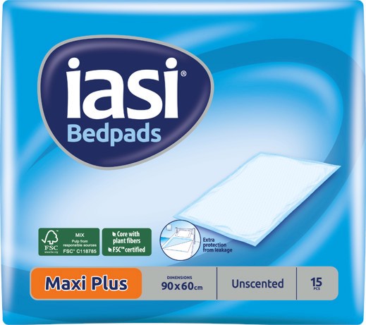 Подложки за еднократна употреба без аромат Iasi Unscented - 15 броя, 90 x 60 cm - продукт