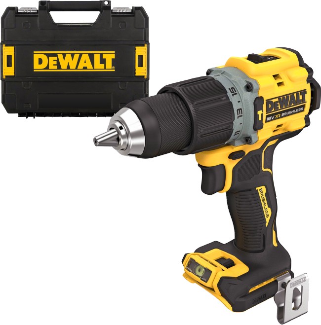 Акумулаторна ударна бормашина 18V DeWalt DCD805NT Акумулаторна ударна бормашина 18V DeWalt DCD805NT - С куфар без батерия и зарядно от серията XR -