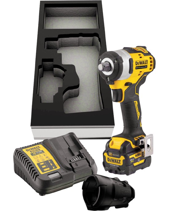Акумулаторен ударен гайковерт 12V DeWalt DCF901P1G Акумулаторен ударен гайковерт 12V DeWalt DCF901P1G - С батерия и зарядно от серията XR -