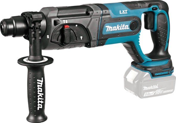 Акумулаторен перфоратор 18V Makita DHR241Z Акумулаторен перфоратор 18V Makita DHR241Z - Без батерия и зарядно от серията LXT -