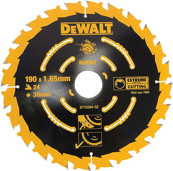     DeWalt - 190 / 30 / 1.65 mm  24    Extreme - 