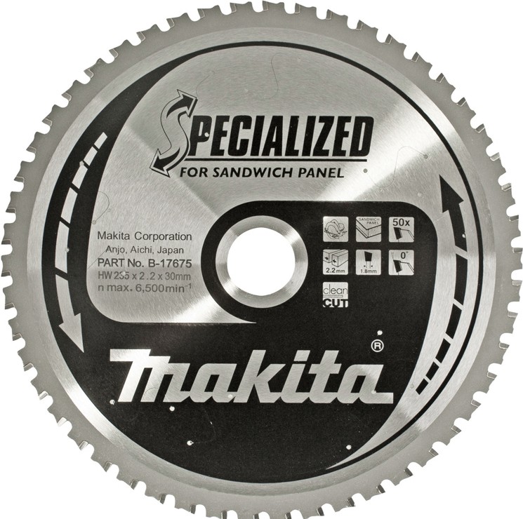      Makita - ∅ 235 / 30 / 2.2 mm  50    Specialized - 