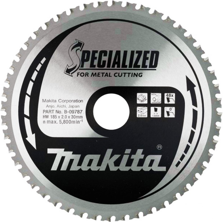     Makita - ∅ 185 / 30 / 2 mm  48    Specialized - 