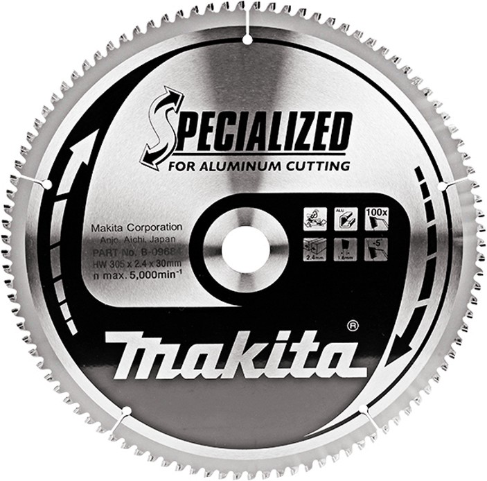     Makita - ∅ 305 / 30 / 2.4 mm  100    Specialized - 