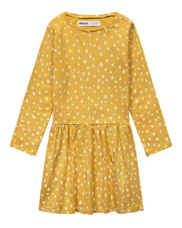 Детска рокля MINOTI - 100% памук, от колекцията MINOTI Basics - продукт