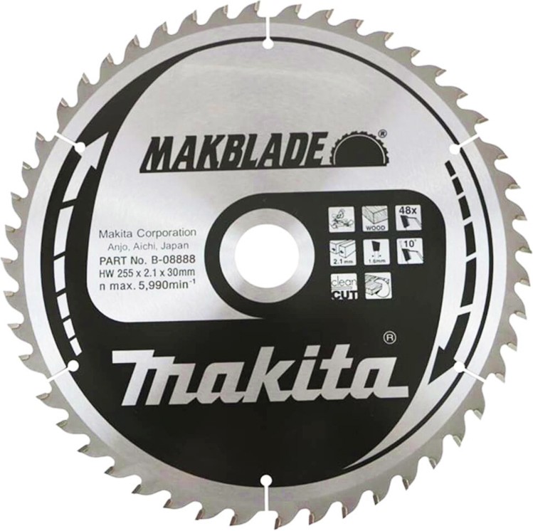     Makita - ∅ 255 / 30 / 2.1 mm  48    Makblade - 