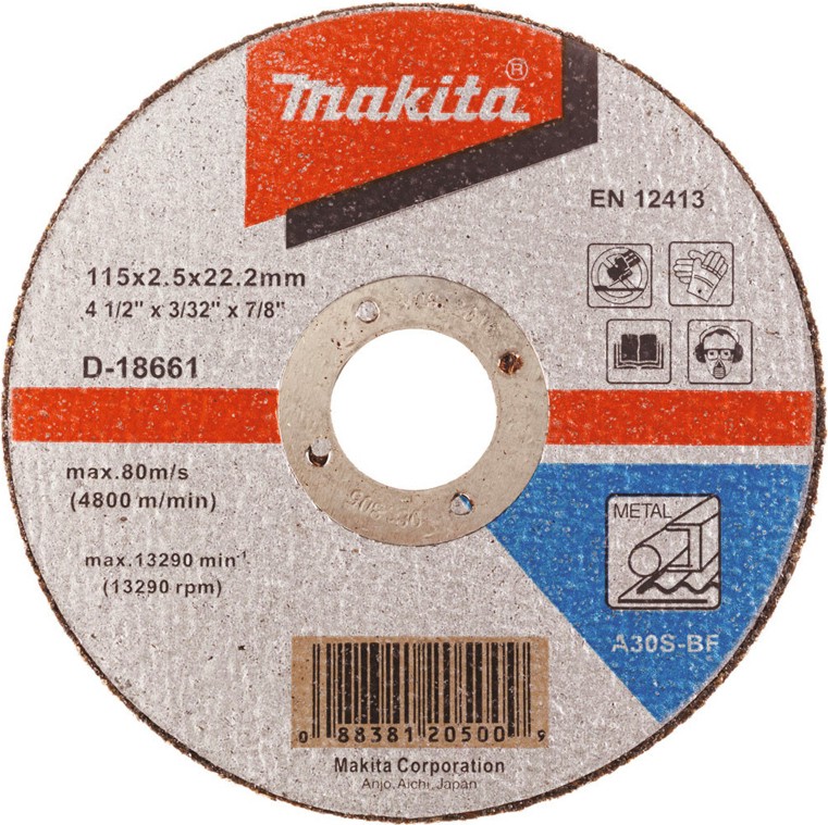    Makita A30S-BF - ∅ 115 / 2.5 / 22.2 mm - 