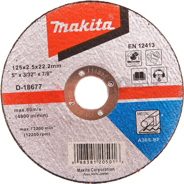    Makita A30S-BF - ∅ 125 / 2.5 / 22.23 mm - 