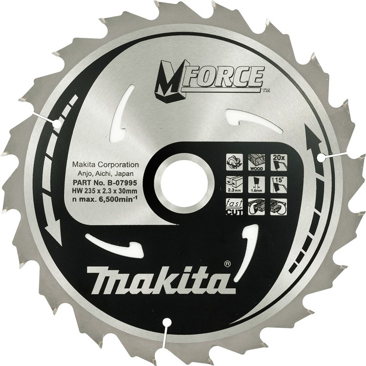     Makita - ∅ 235 / 30 / 2.3 mm  20    MForce - 