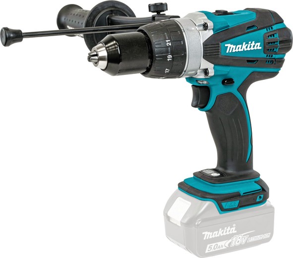 Акумулаторен ударен винтоверт 18V Makita DHP458Z Акумулаторен ударен винтоверт 18V Makita DHP458Z - Без батерия и зарядно от серията LXT -