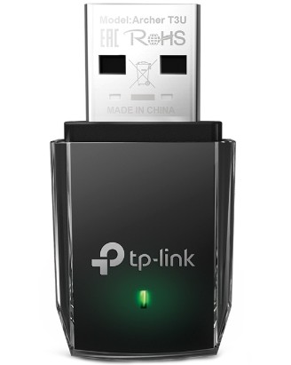   TP-Link  Archer T3U AC1300 - 2,4 GHz (400 Mpbs ), 5 GHz (867 Mbps) - 