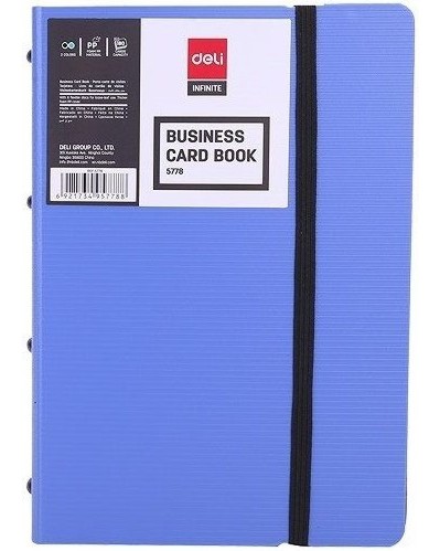 Визитник с разделители Deli Infinite E5778 Визитник с разделители Deli Infinite E5778 - За 180 визитки -