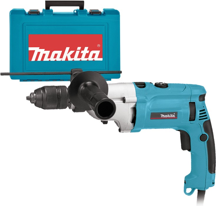 Електрическа ударна бормашина Makita HP2071 Електрическа ударна бормашина Makita HP2071 - С куфар -