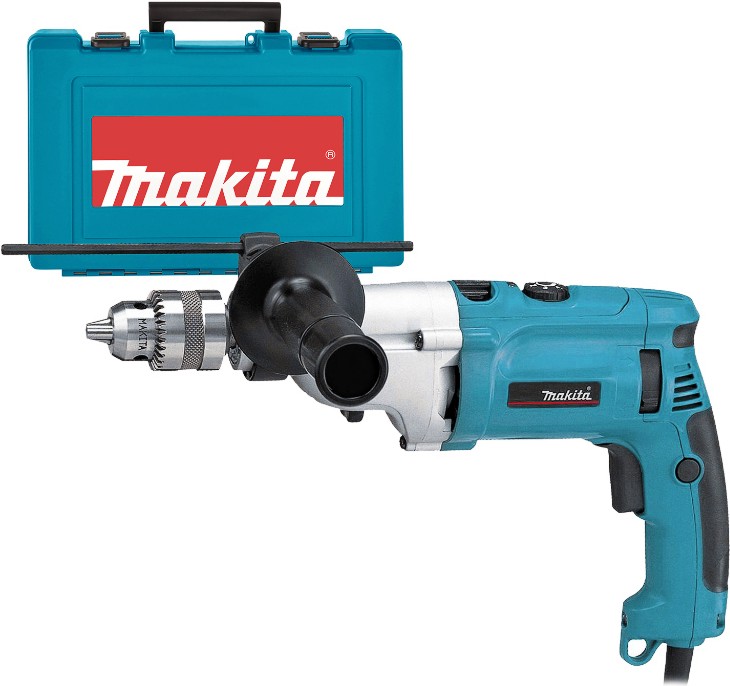 Електрическа ударна бормашина Makita HP2070 Електрическа ударна бормашина Makita HP2070 - С куфар -
