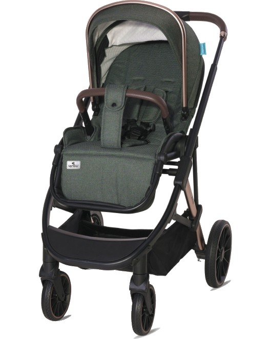 Бебешка количка 2 в 1 Lorelli Aria - С лятна седалка, кош за новородено, кош за кола, раница и аксесоари - количка