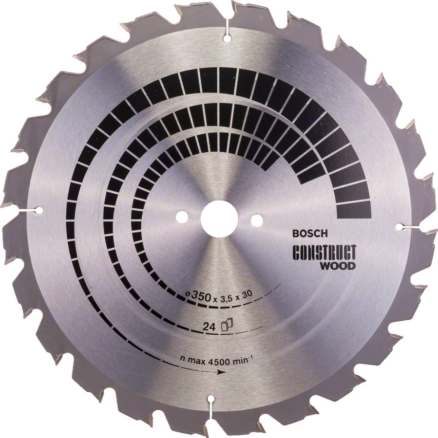     Bosch - ∅ 350 / 30 / 2.5 mm  24    Construct Wood - 