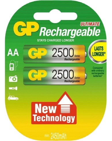  AA -  NiMH (R6) 2500 mAh - 2  - 