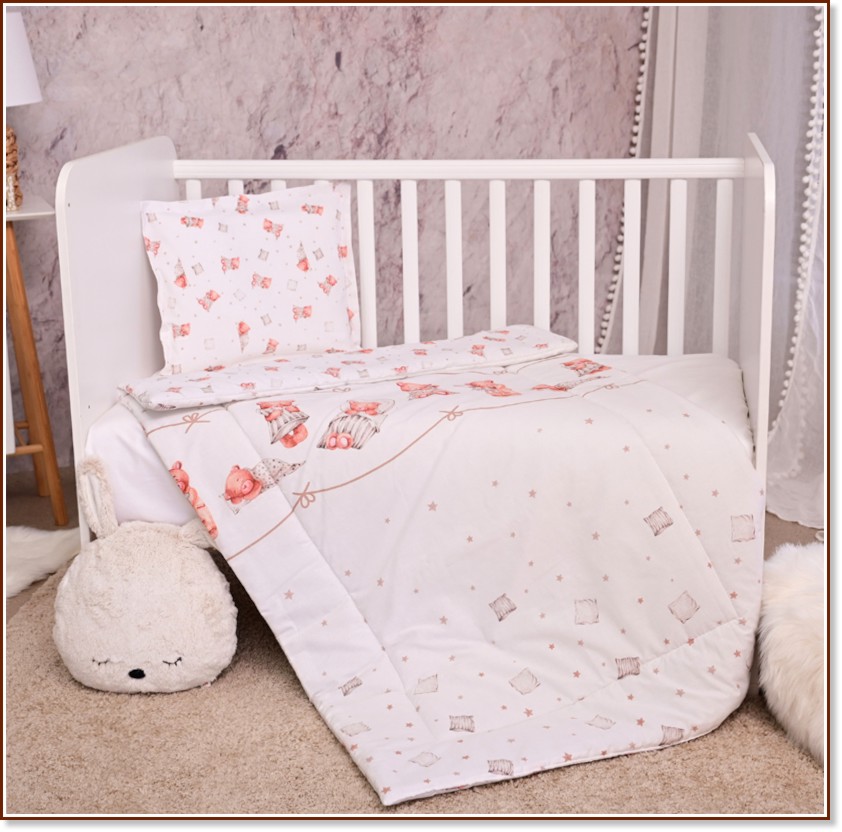 Бебешки двулицев спален комплект 3 части Lorelli Cosy - За легла 60 x 120 и 70 x 140 cm - продукт