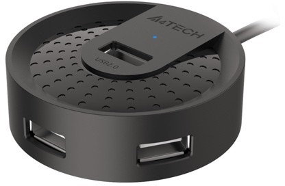 USB-A ��� A4Tech HUB-20 - 4 �����, 480 Mbps - 