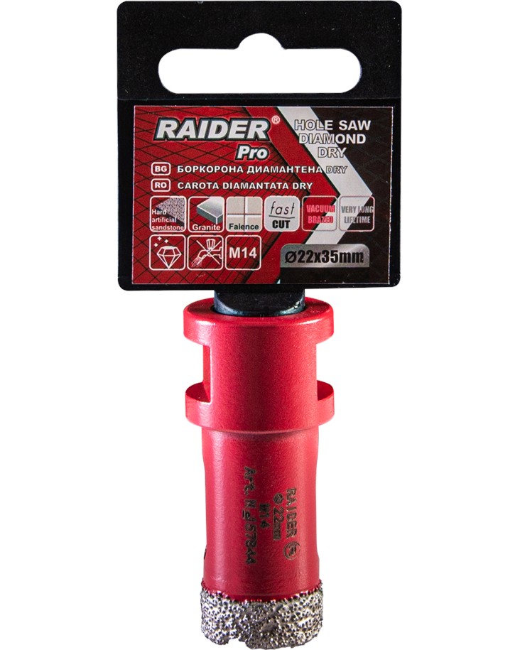    Raider Diamond Dry M14 -   ∅ 6 - 65 mm   Pro - 