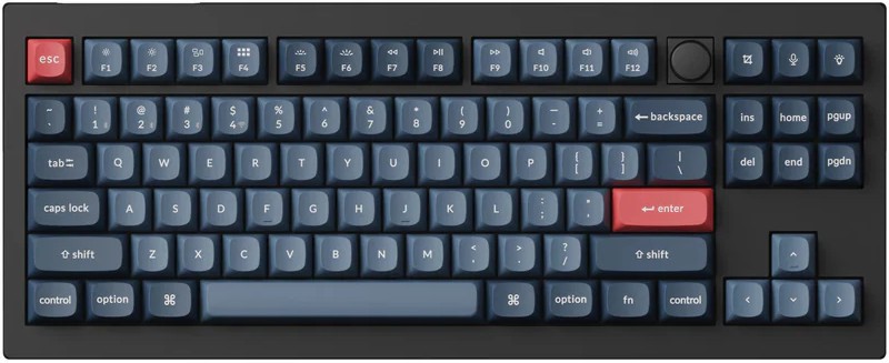     Keychron V3 Max - TKL, Bluetooth, USB-C, ANSI Layout, RGB, Gateron Jupiter Brown - 