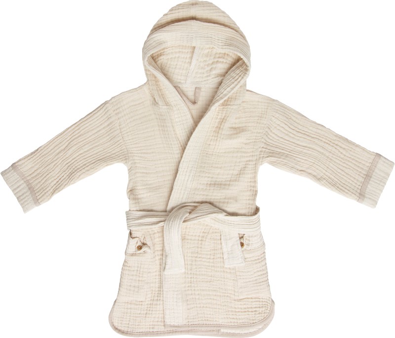 Бебешки халат за баня Bebe-Jou Sand Бебешки халат за баня Bebe-Jou Sand - 100% памук, от серията Pure Cotton, 18-24 м - продукт