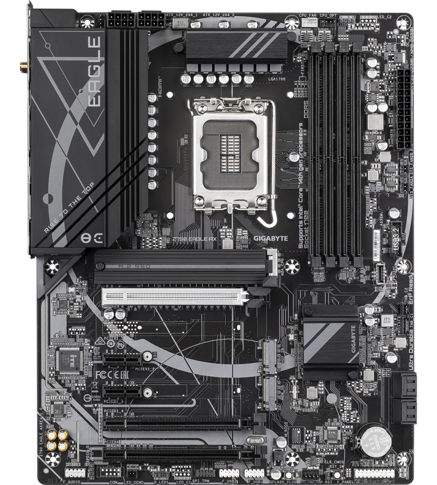 Дънна платка Gigabyte Z790 Eagle AX Дънна платка Gigabyte Z790 Eagle AX - LGA 1700, Intel Z790, DDR5, ATX -