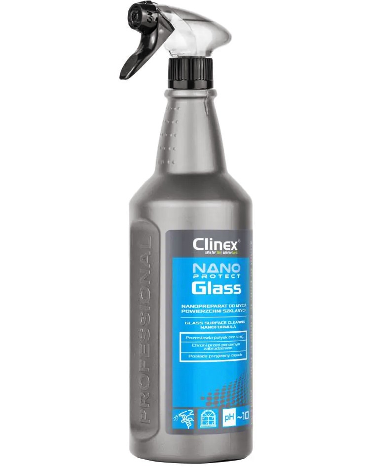 Почистващ препарат за стъкло Clinex Nano Protect Почистващ препарат за стъкло Clinex Nano Protect - 1 и 5 l - почистващ препарат