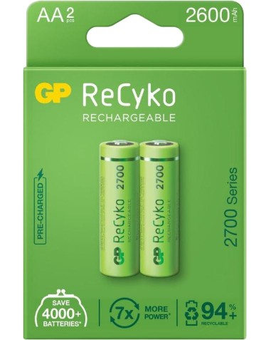  AA -  NiMH (R6) 2700 mAh - 2 ÷ 4    ReCyko - 