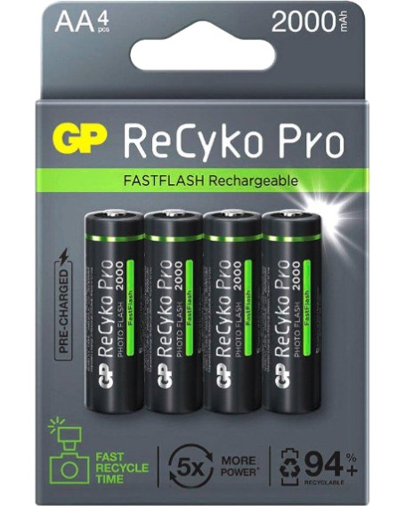  AA -  NiMH (R6) 2100 mAh - 4    ReCyko Pro - 