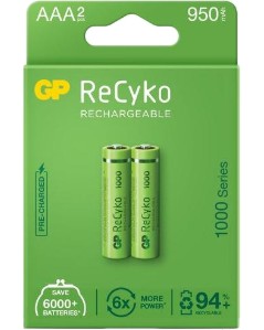  AAA -  NiMH (HR03) 1000 mAh - 2 ÷ 4    ReCyko - 